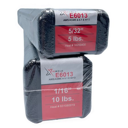 XTRWELD E6011 5/32 x 10Lb. Box priced per pound Vac Pack, AWS A5.1, CTD Elec SE6011156-10